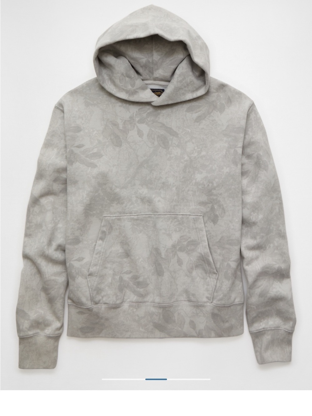 American Eagle Outfitters Gray camo Pattern Hooded Sweatshirt
